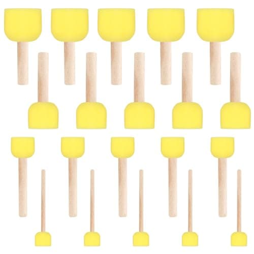 Round Sponge Brush Set