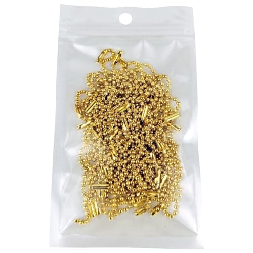 Gold Keychain Beads