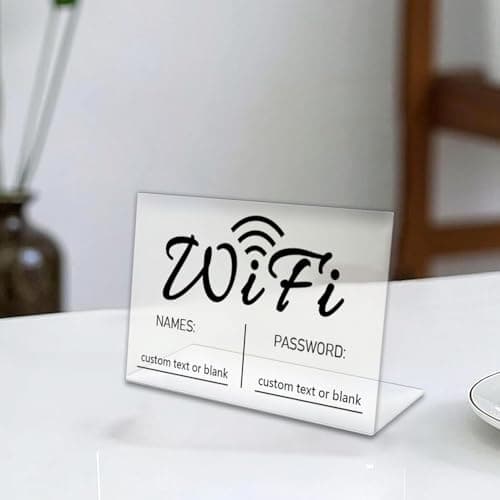 Custom WiFi Acrylic Sign