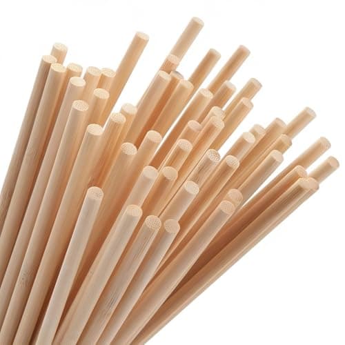 Bamboo Dowels 60-Pack