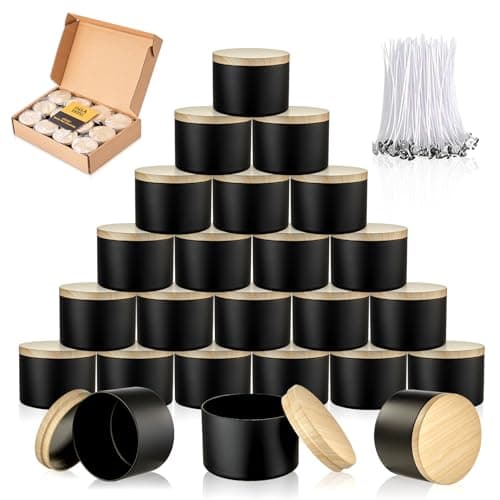 Wood-Lid 4oz Tins