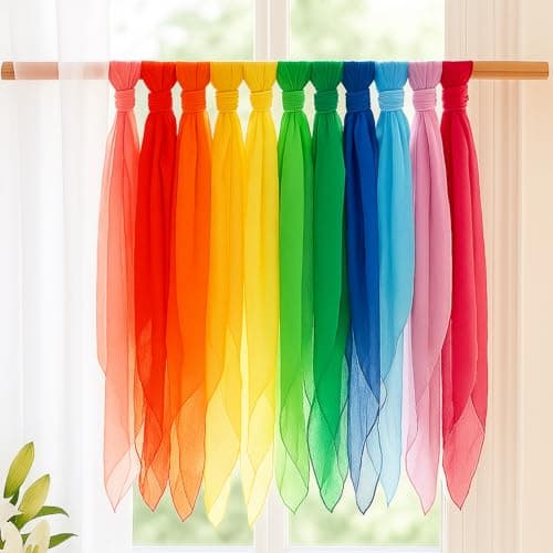 Large Chiffon Juggling Scarves