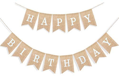 Burlap Boho Banner