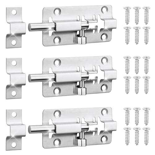 3-Pack Bolt Latch