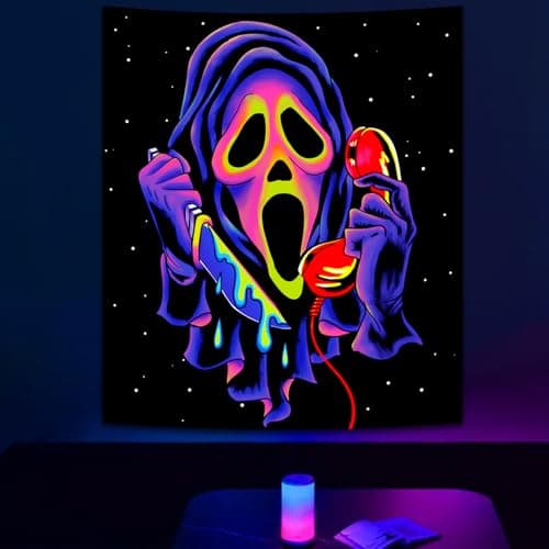 SparkLia Blacklight Skull