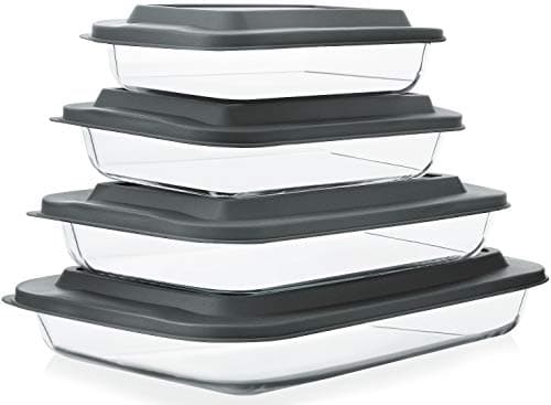 8-Piece Glass Bakeware Set
