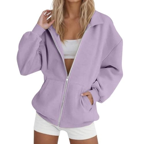 Zip-Up Casual Pullover