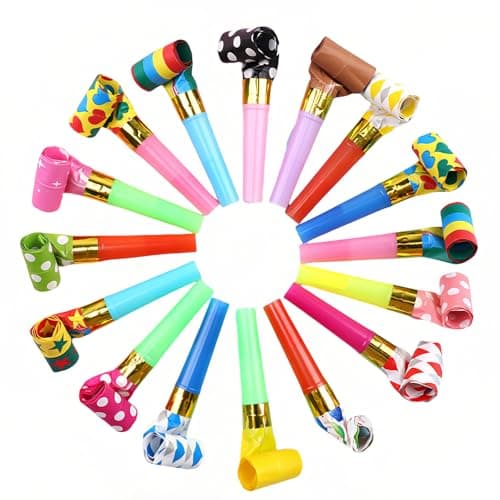 Colorful Party Blowouts 30-Pack