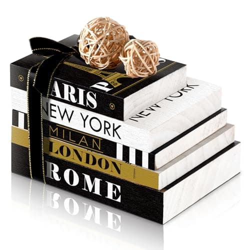 Wooden City Book Decor