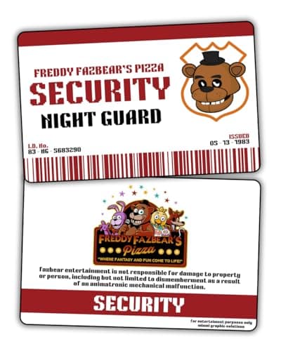 FNaF Night Guard Card