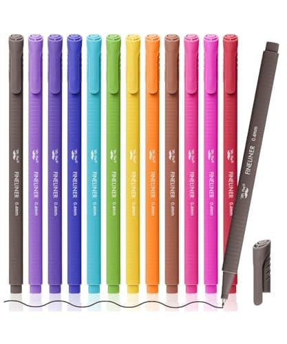 12-Color Fineliners