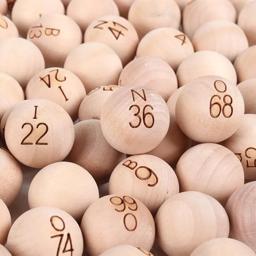 GSE Wooden Bingo Balls