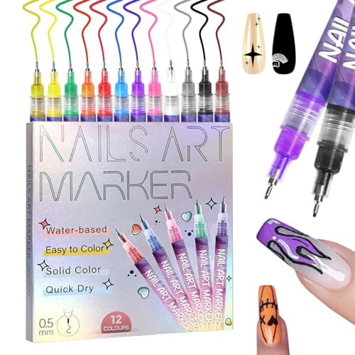 Vibrant Nail Art Pens