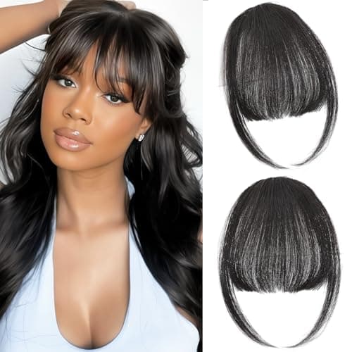 Cesomeey Clip in Bangs
