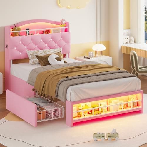 HAUOMS Princess Platform Bed