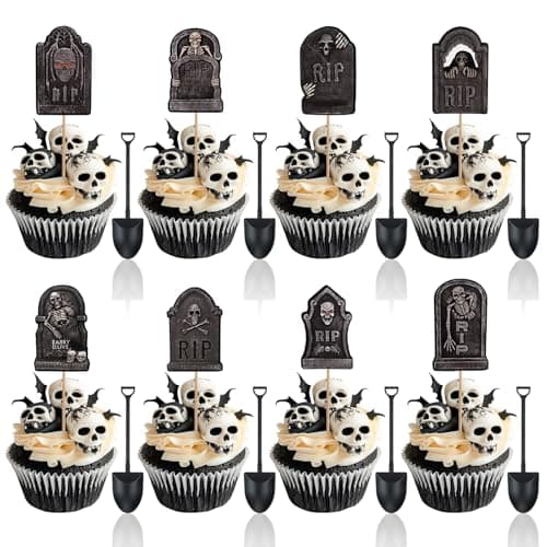 Spooky Tombstone Toppers