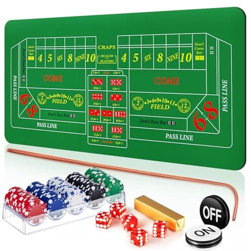 Complete Craps Table Set