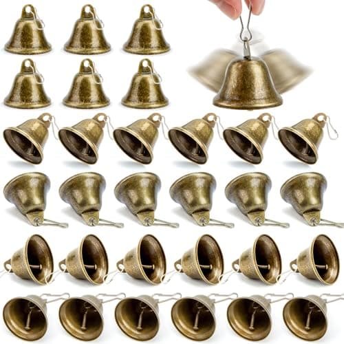Vintage Bronze Bells Set
