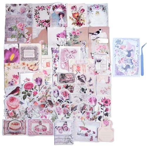 Pink Vintage Scrapbook Set