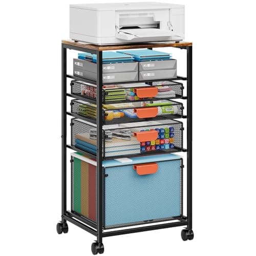 4-Drawer Mobile Cart