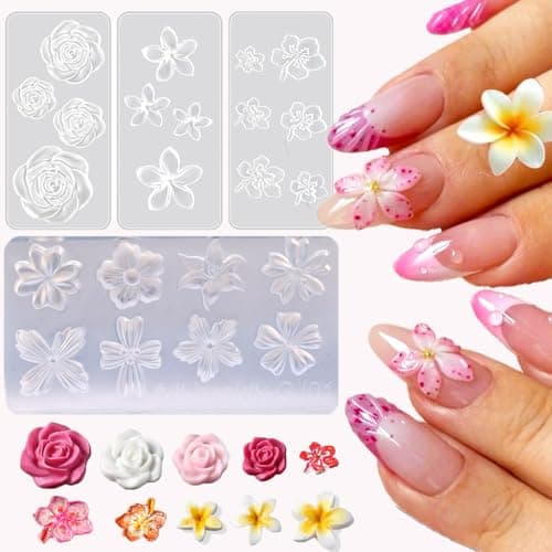 4pcs Flower Molds