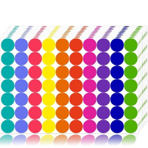 3/4-inch Color Dots