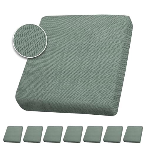 SUKAIKEQA 8Pcs Patio Cushion Covers