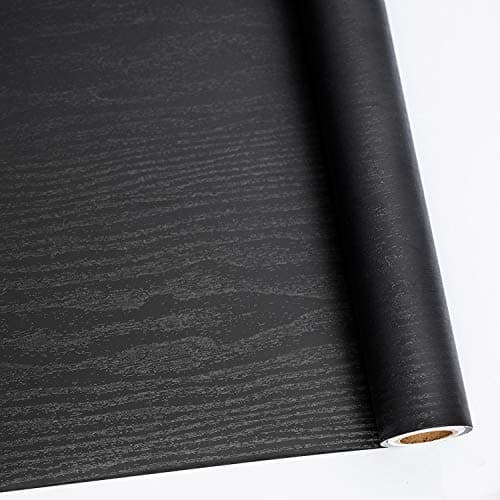 Black Wood Contact Paper