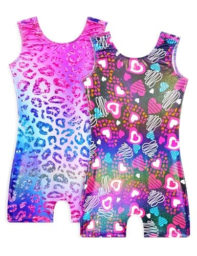 2-Pack Sparkly Biketards