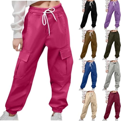 Girls Cargo Joggers