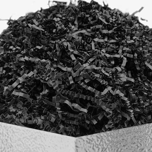 Black Crinkle Shred Filler