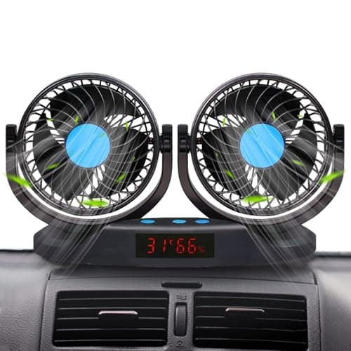 Dual‑Head LED Fan
