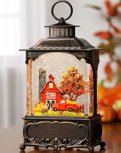Retro Red Truck Globe