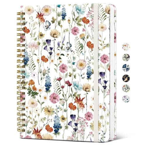 Floral Hardcover Notebook