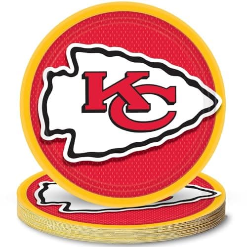Chiefs Game Plates