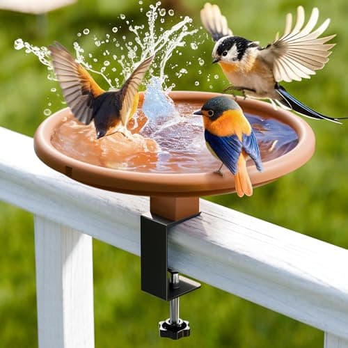 Adjustable Deck Bird Bath