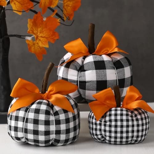 Beeveer Plaid Pumpkins