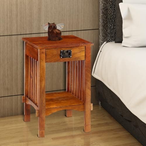 Slatted Mango Wood Table