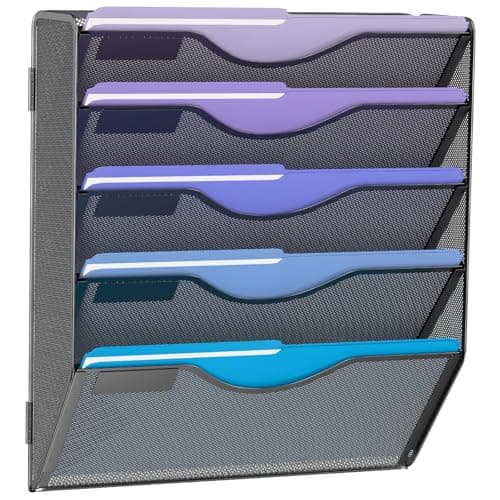 5-Tier Mesh File Organizer