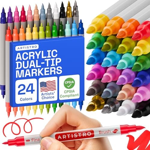 Versatile Dual-Tip Markers