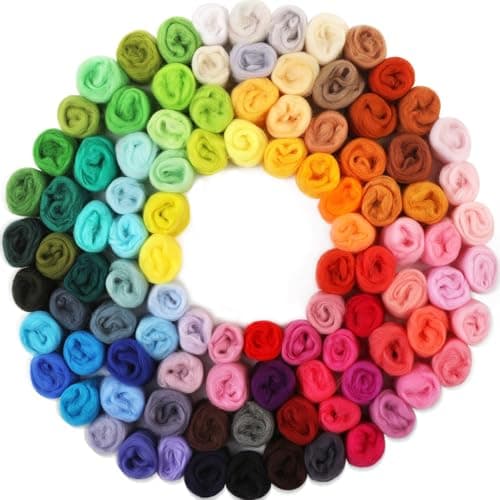 WONVOC 100-Color Wool