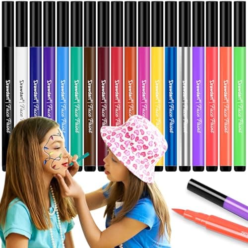 Vibrant Face Paint Markers