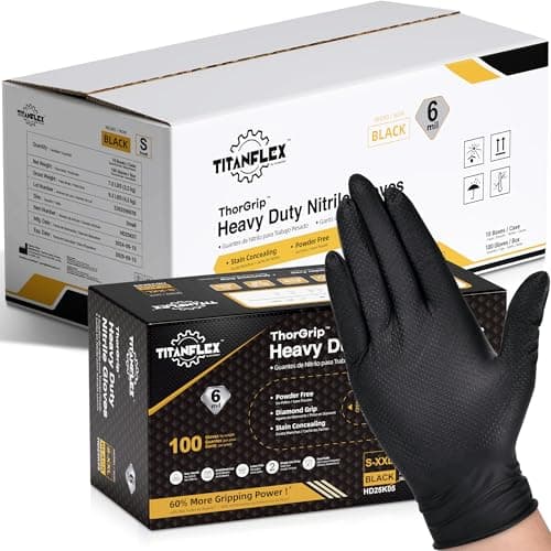 Diamond-Texture Industrial Gloves