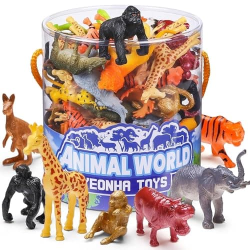 60-Piece Mini Zoo Set