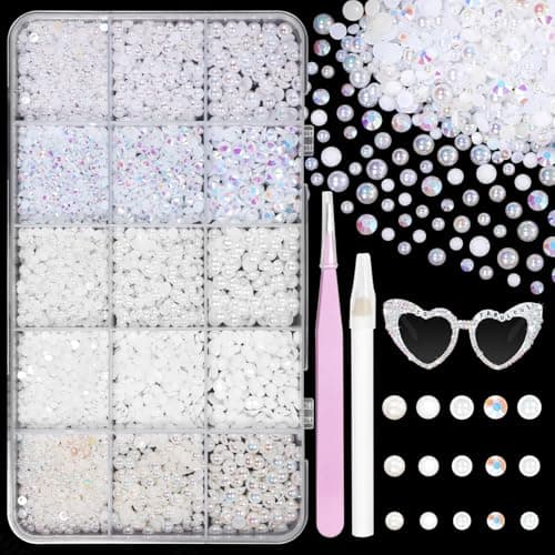 Mixed Pearls & Rhinestones