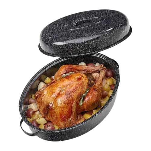 Oval Enamel Roaster Pan