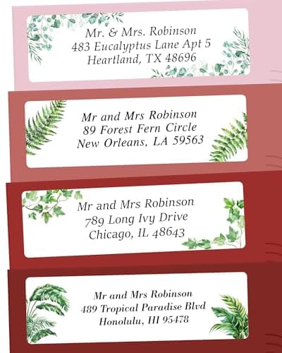 High Gloss Address Labels