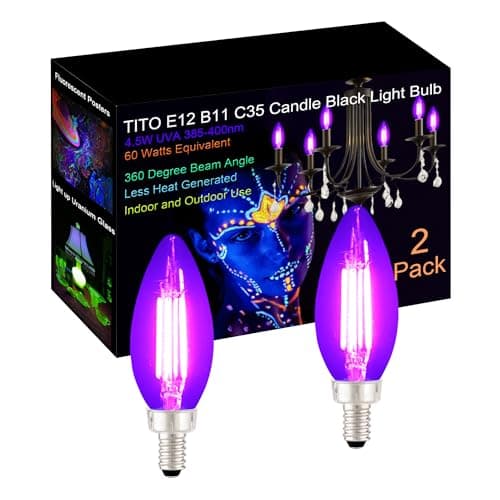 Filament Candle Blacklight