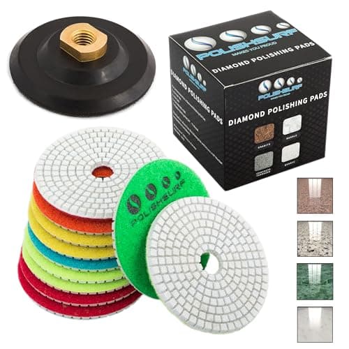 Stone Polishing Pads Set