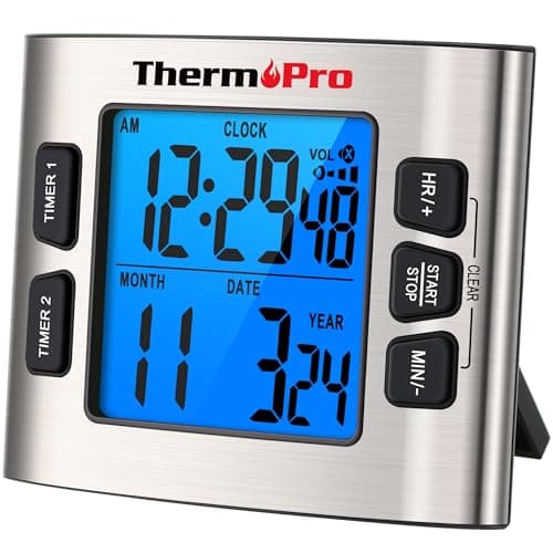 Dual Countdown Stainless Timer